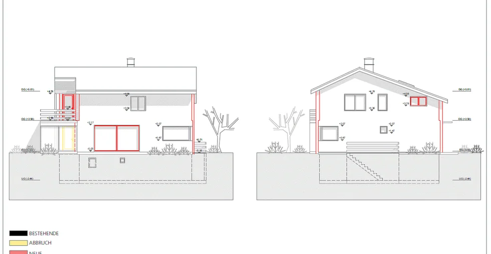 Umbauplanung eines freistehenden Hauses in Erlinsbach – 89m2 Group Projektbild 4