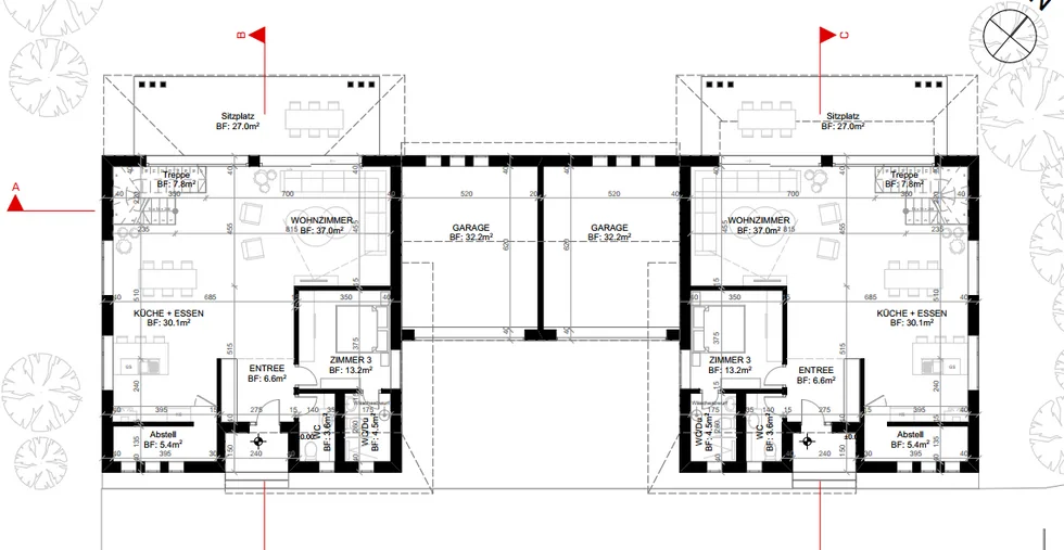 Planung und Realisierung von 2 Einfamilienhäusern in Oeschgen – 89m2 Group Projektbild 1