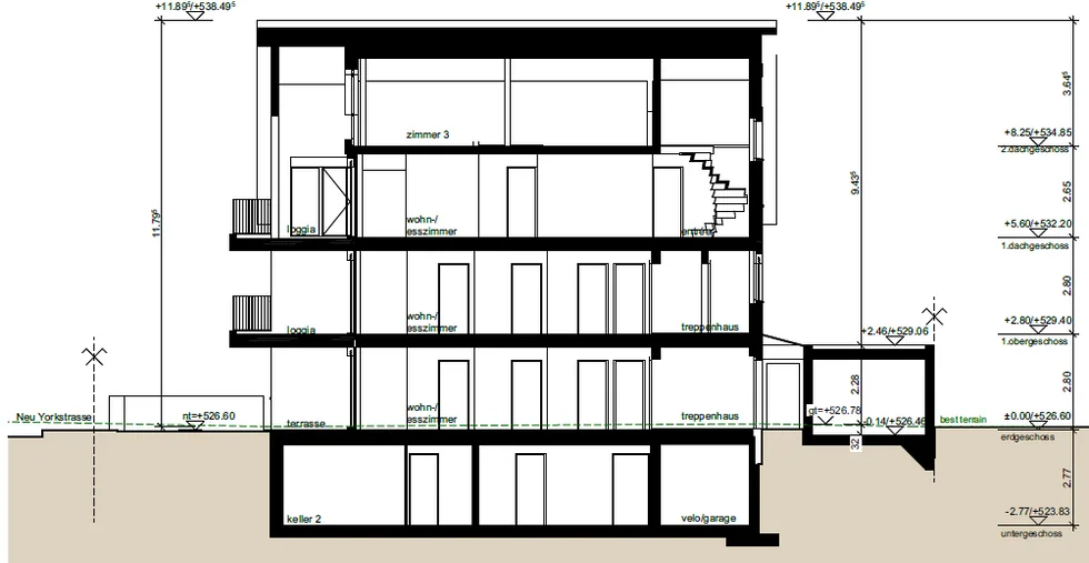 Mehrfamilienhaus als Generalunternehmer in Zürich – 89m2 Group Projektbild 1
