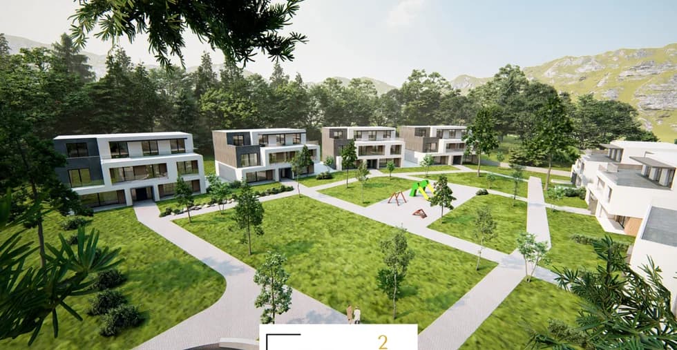 Machbarkeitsstudie für 8 Mehrfamilienhäuser im Kanton Solothurn – 89m2 Group Projektbild 1